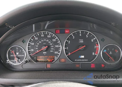 2000 BMW M from USA, damaged, VIN WBSCM934XYLC61288